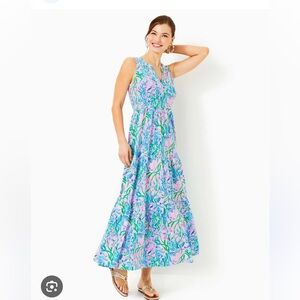 Lilly Pulitzer Sydnee Maxi Seacret Escape